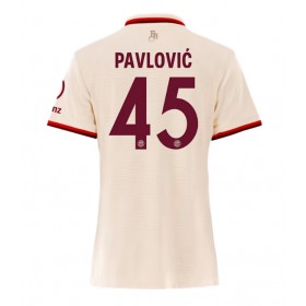 Bayern Munich Aleksandar Pavlovic #45 Tredje skjorte til dame 2024-25 Kortermet